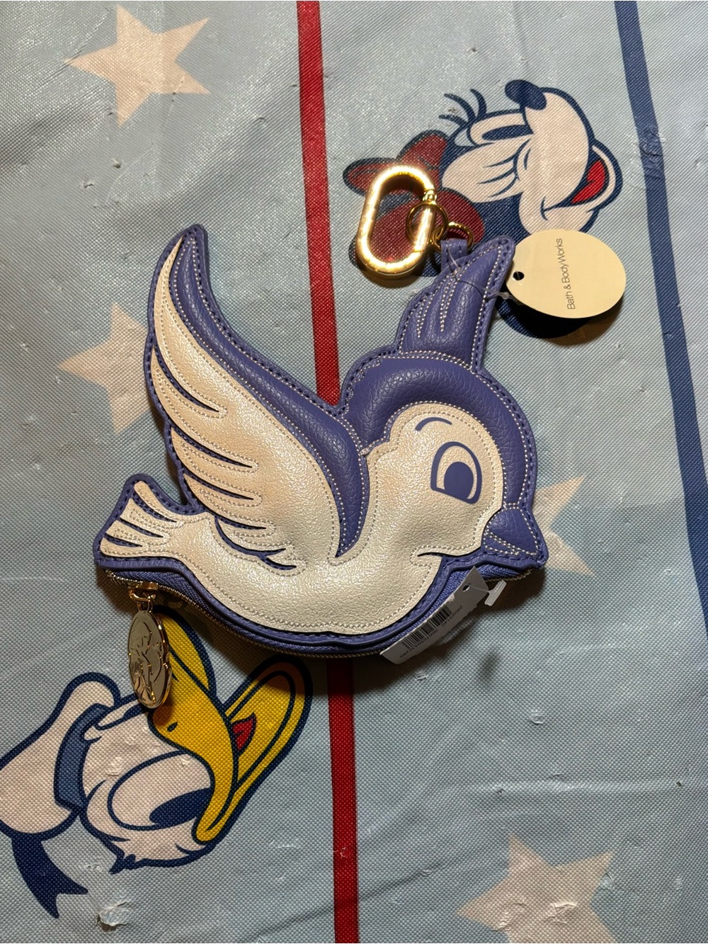 Bath & body works disney princess Snow White bird coin purse -NEW